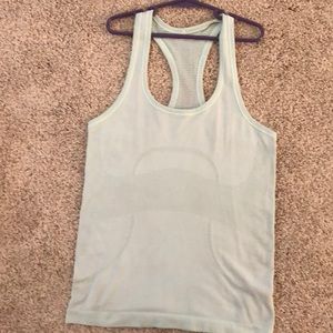 Mint colored Lululemon tank